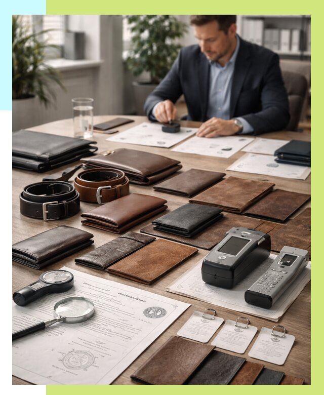 Сертификация кожаных изделий в Сарове от 12498 р. | Алешин-Сро