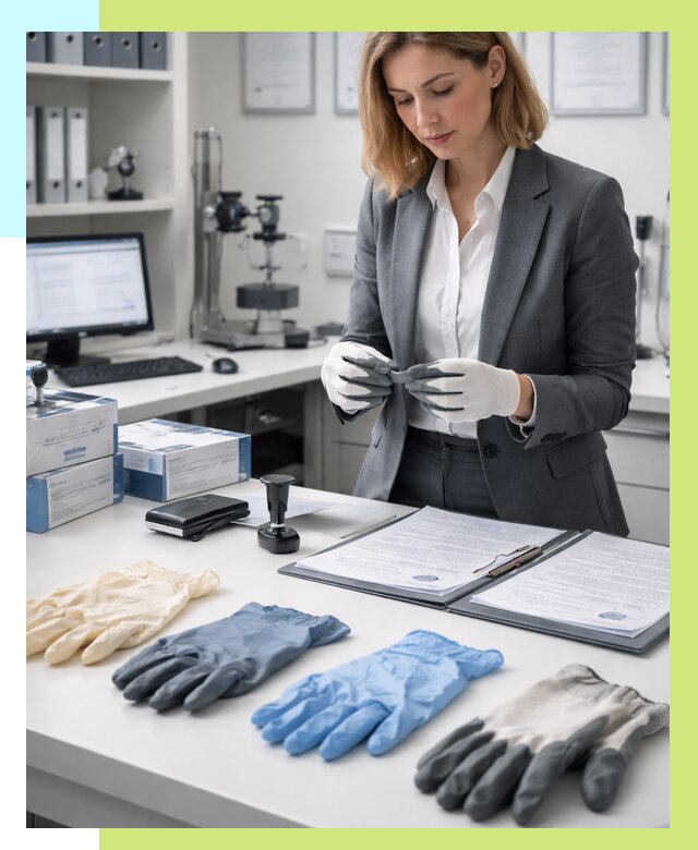 Сертификация перчаток в Сарове от 8853 р. | Алешин-Сро