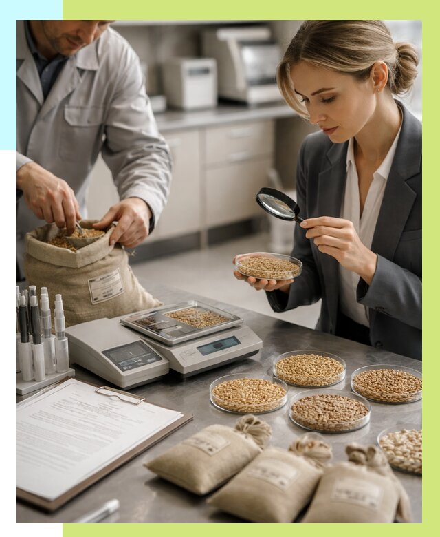 Сертификация зерна в Сарове по цене от 15623 р. | Алешин-Сро