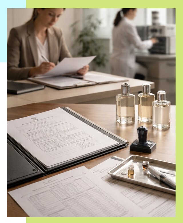 Сертификация парфюмерии в Сарове от 15623 р. | Алешин-Сро