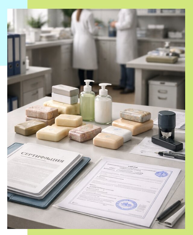 Сертификация мыла и сертификат на мыло в Сарове от 12498 | Алешин-Сро