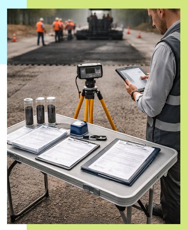 Сертификация асфальта в Сарове от 26038 р. | Алешин-Сро