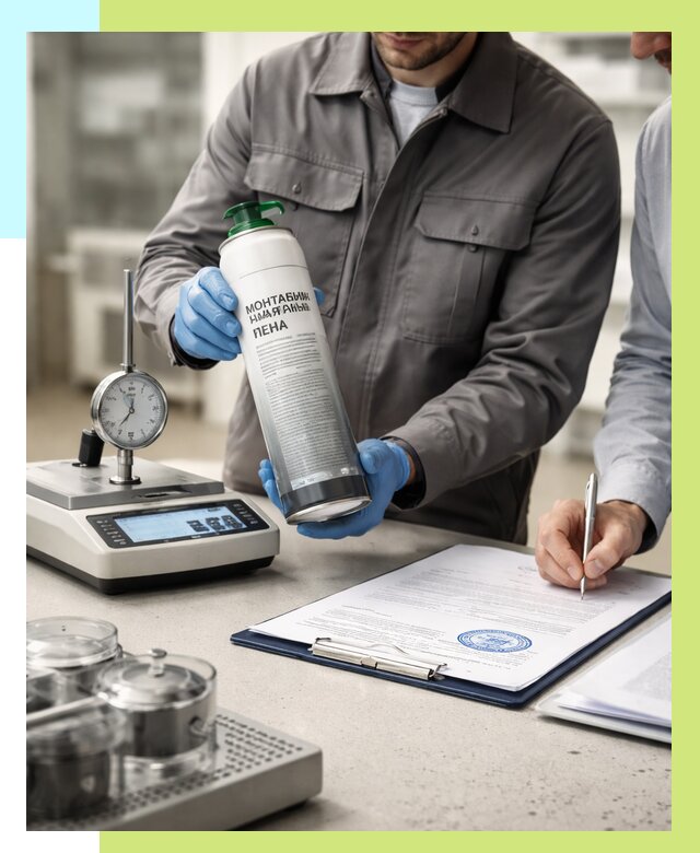 Сертификация монтажной пены в Сарове от 15623 р. | Алешин-Сро