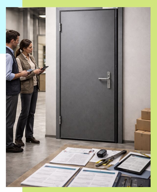 Сертификация противопожарных дверей в Сарове от 9374 р. | Алешин-Сро