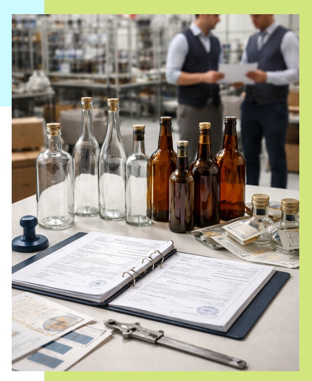 Сертификация стеклянных бутылок в Сарове от 26038 р. | Алешин-Сро