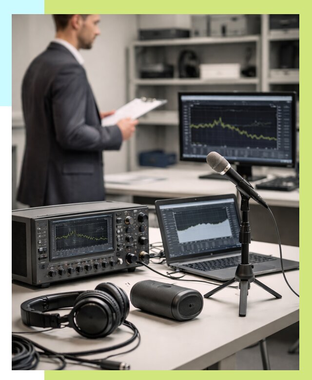 Сертификация аудиотехники в Сарове от 15623 р., Алешин-Сро