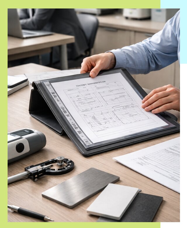 Оформление паспорта материала для продукции в Сарове