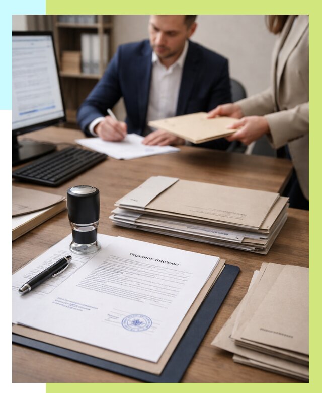 Отказное письмо для таможни в Сарове от 3125 р, Алешин-Сро