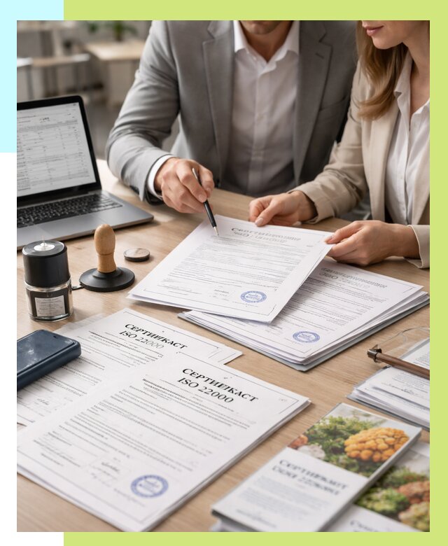 Сертификат ISO 22000 в Сарове от 41660 р. под ключ | Алешин-Сро