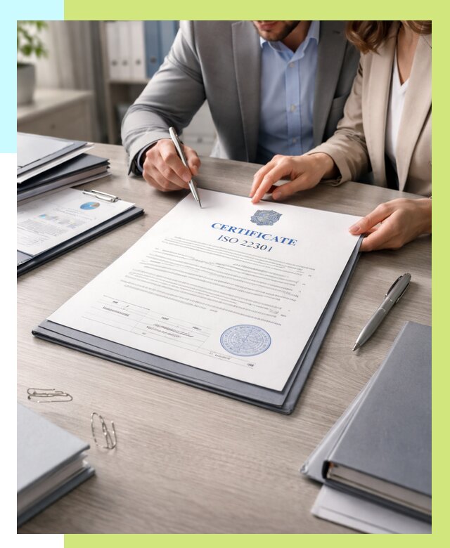 Сертификат ISO 22301 в Сарове от 46868 р. | Алешин-Сро срочно